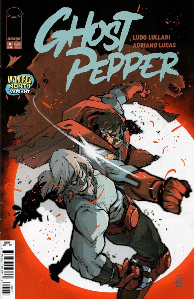 Ghost Pepper #9 cover F Ludo Lullabi Invincible Month variant cover Image Comics