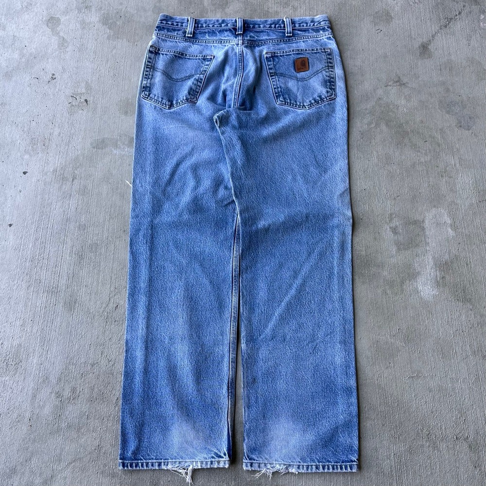 Vintage Y2K Carhartt Carpenter Jeans in Denim Blue for Workwear