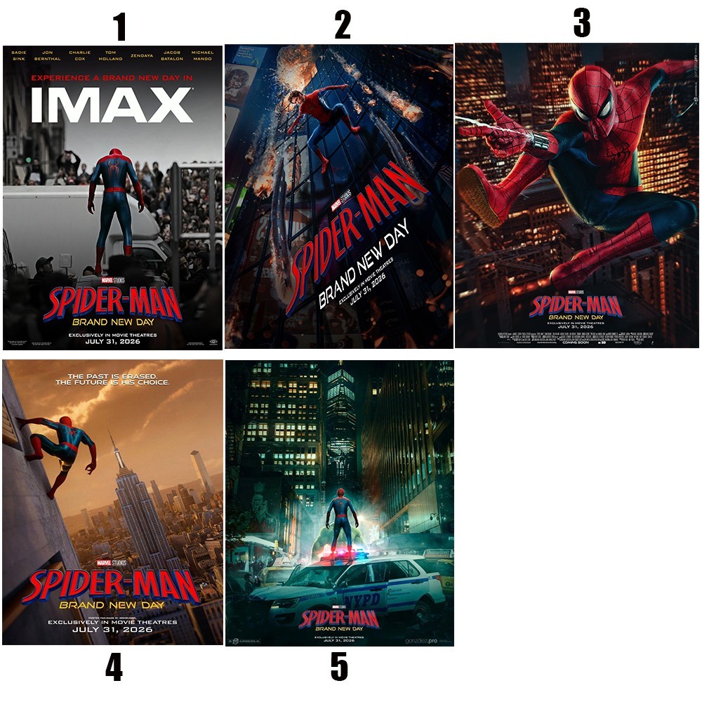 Spider Man Brand New Day Movie Poster July 31 2026 Poster