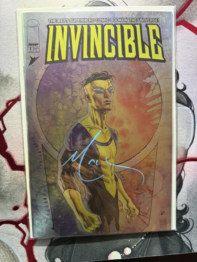 Invincible #1 Foil WonderCon Exclusive LE 1000 Signed by David Mack 2026 Image