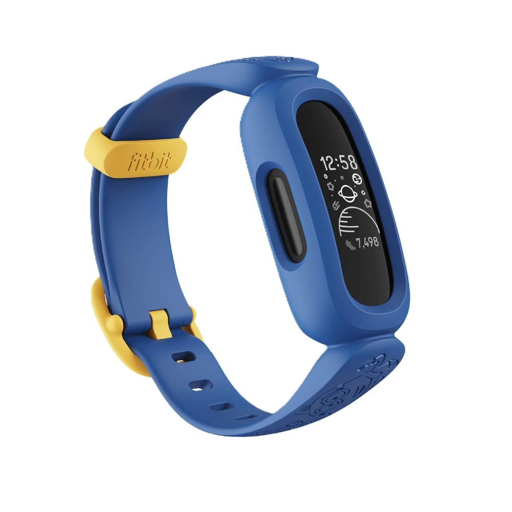 Fitbit Fitness Tracker Ace 3 for Kids 8 Days Battery Life x Sport Band (Blue)-image