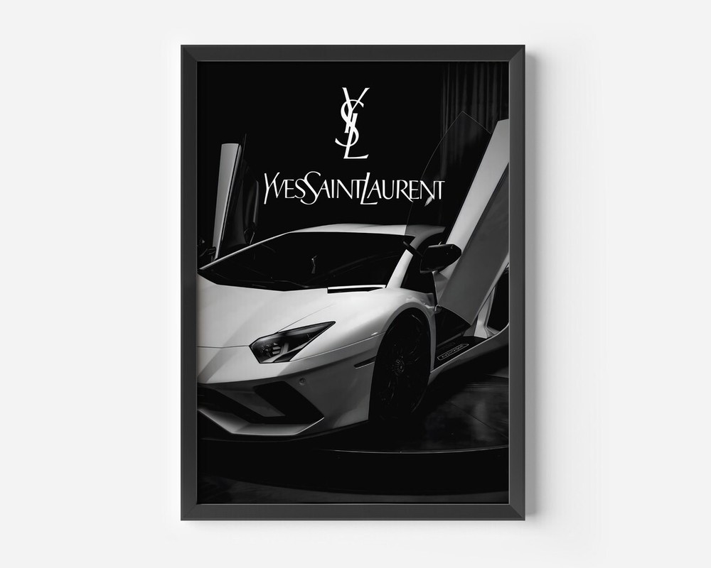 Luxury Designer Car Wall Art Poster Premium Quality Choose your Size