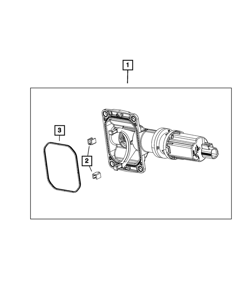 Genuine Mopar Axle Locker Actuator 68569339AA