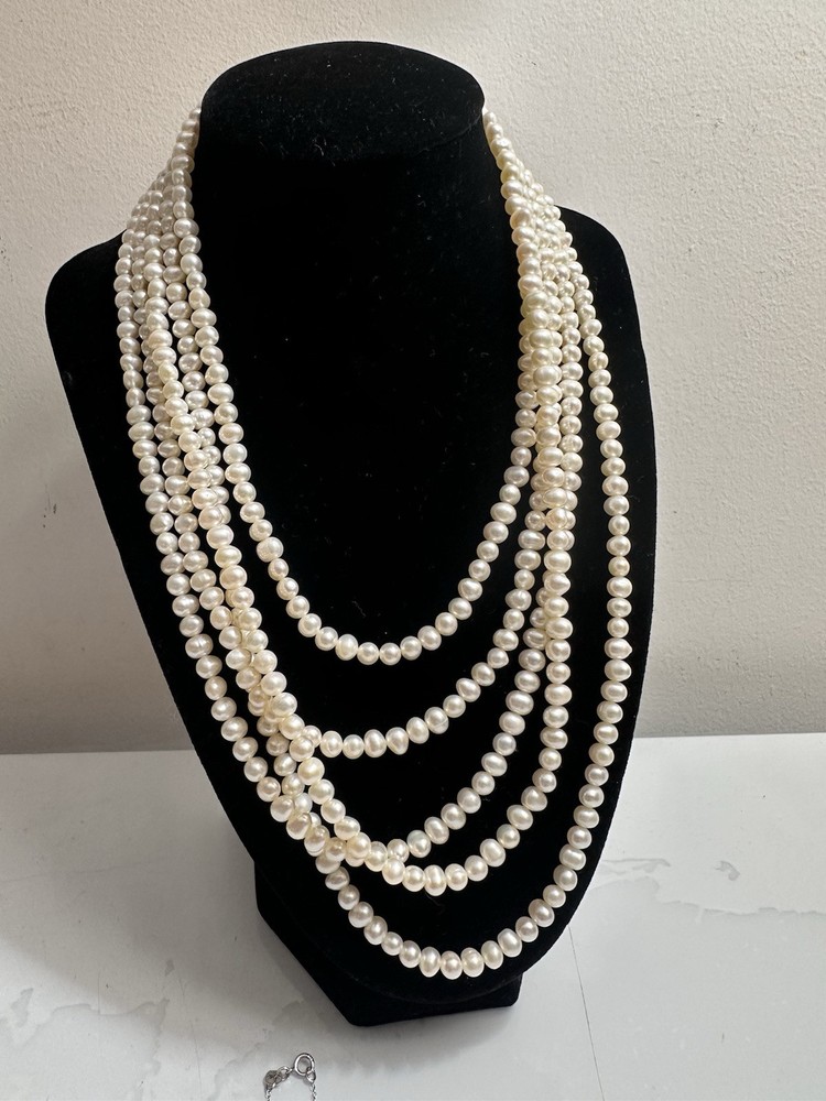 6-7mm Freshwater Cultured Pearl Endless Strand 109g