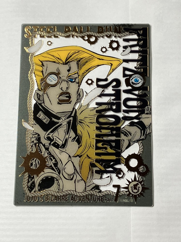 JOJO Steel Ball Run CARAVAN Mini Clear Card Foil Stamping Stroheim
