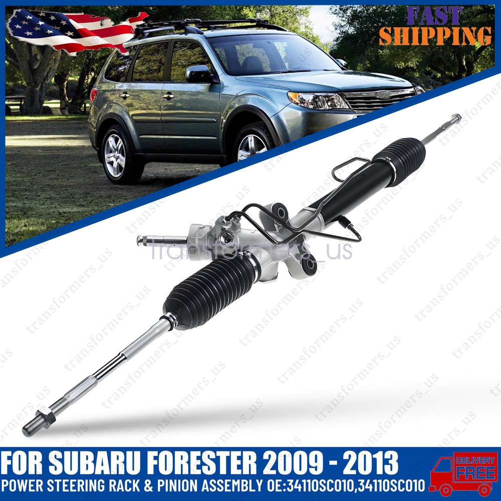 2009-13 Subaru Forester Power Steering Rack & Pinion Assembly 34110SC011