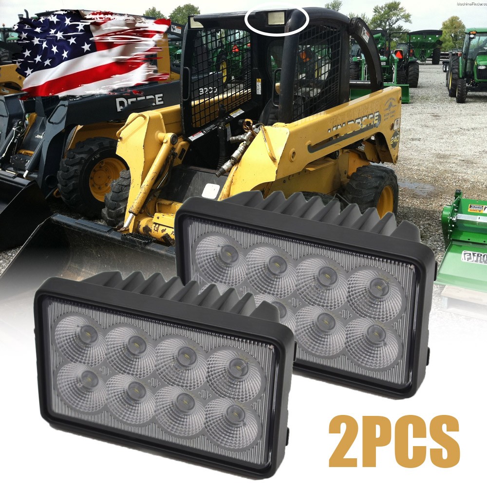 For John Deere 240 250 260 270 313 315 317 320 325 CT332 LED Front LED Headlight