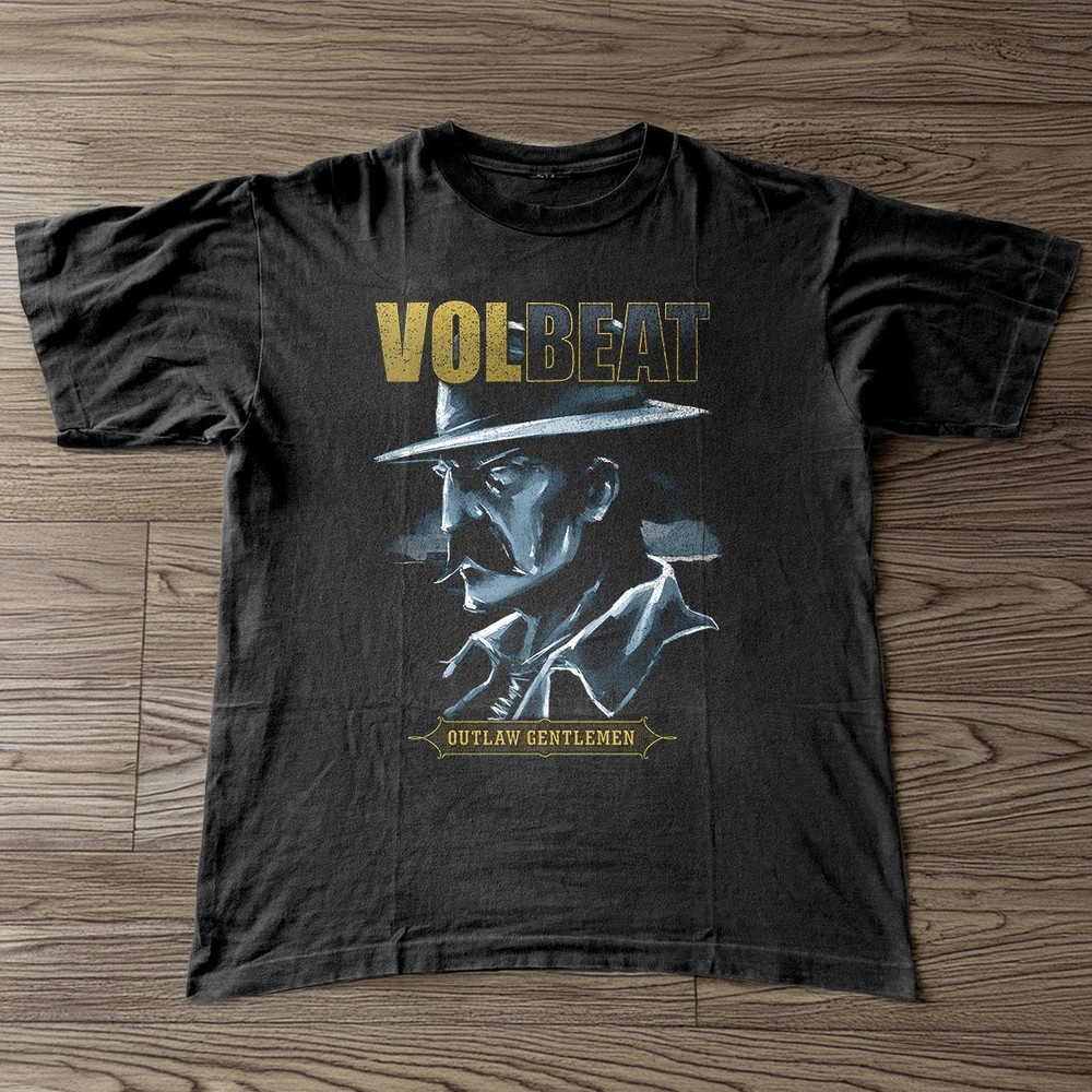 Volbeat Outlaw Gentlemen Unisex Black T-shirt Size S-5XL