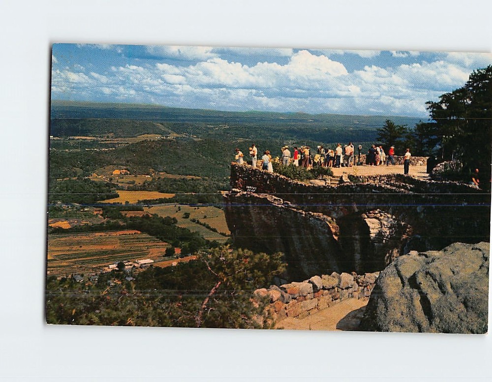 Postcard Lovers Leap Rock City Atop Lookout Mountain Georgia USA