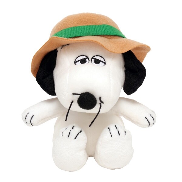 SNOOPY Spike Plush Toy - PEANUTS Mini Friends Bean Doll 11.5cm Soft Cute Collectible
