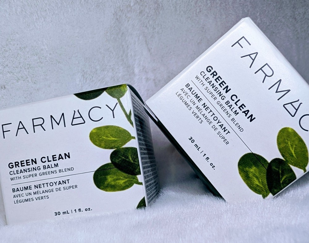 FARMACY Green Clean Makeup Removing Cleansing Balm W/Super Green Beans New IB 🌿