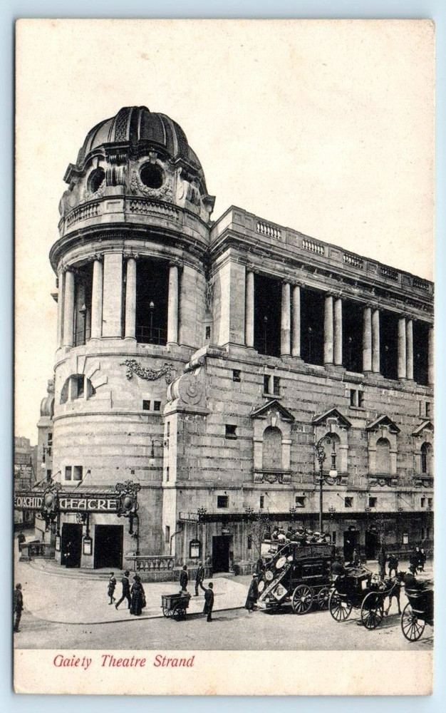 Gaiety Theatre Strand LONDON UK Postcard