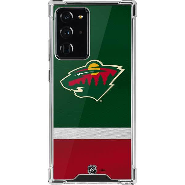 NHL Minnesota Wild Galaxy Note20 Ultra 5G Clear Case - Minnesota Wild Jersey