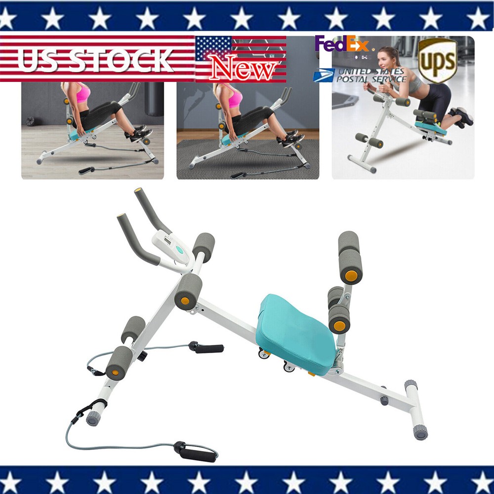 Exercise Ab Abdominal Cruncher Trainer Machine Body Shaper Gym Fitness Equipment