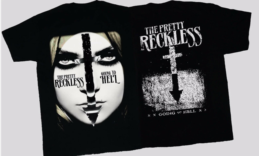 Hot The Pretty Reckless Rock Band T-Shirt S-5XL men Cotton 2 side ur1027