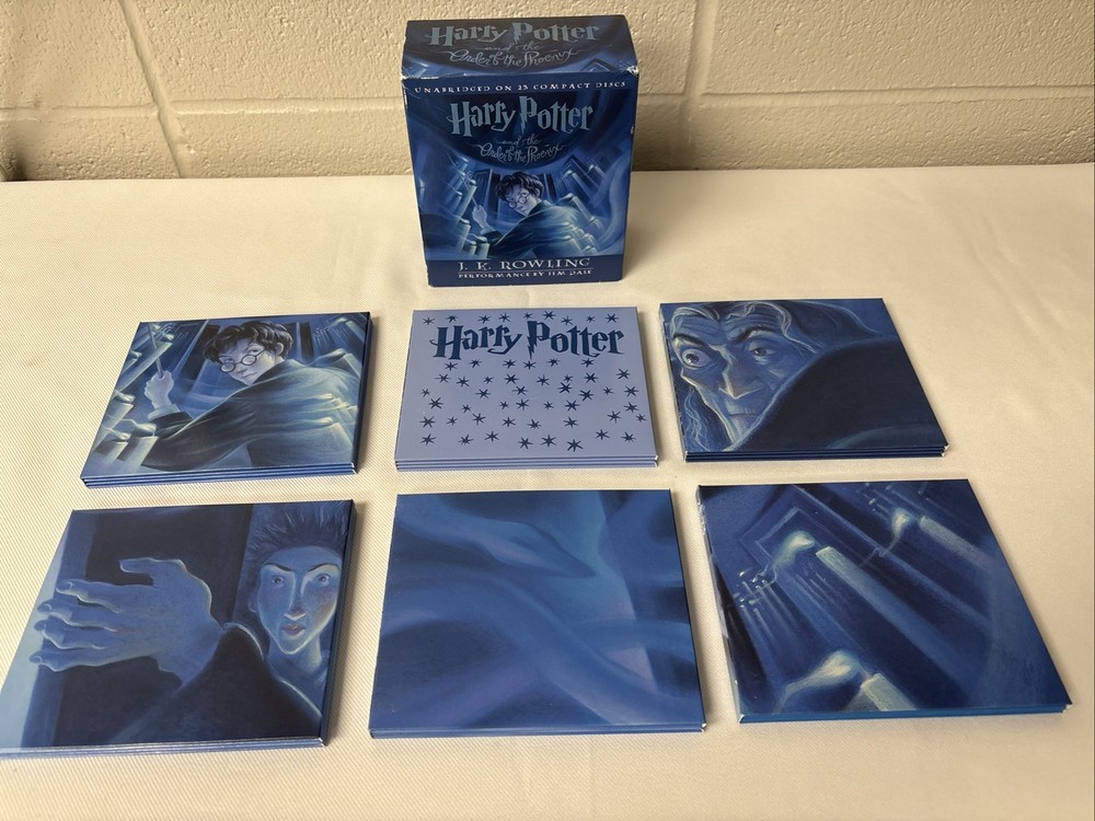 Harry Potter and the Order of the Phoenix by J.K. Rowling (2003, Compact Disc)
