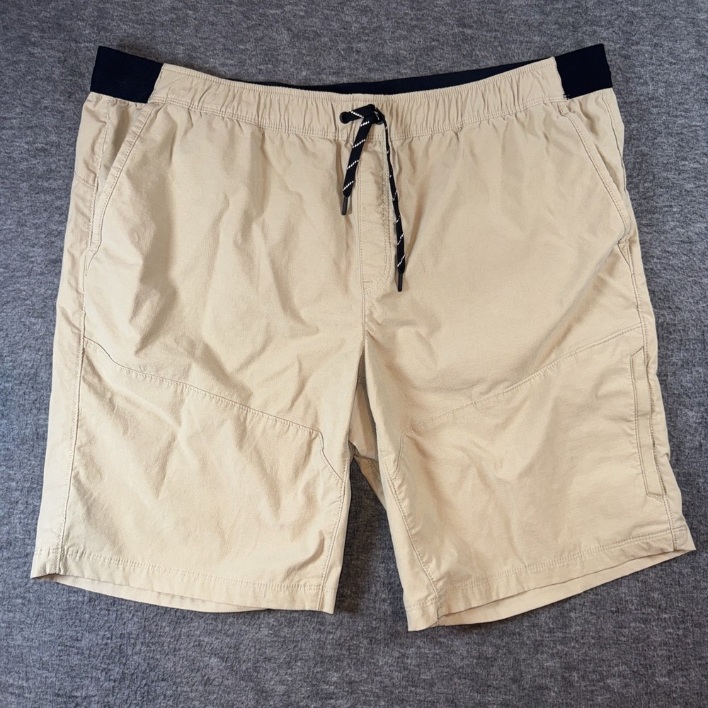 Eddie Bauer Travex Performance Shorts Stretch Mens Hiking Outdoors Khaki XXL
