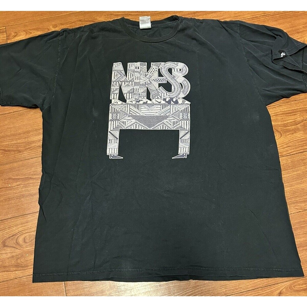 Vintage Nike Sb Logo Shirt Black Size 2XL