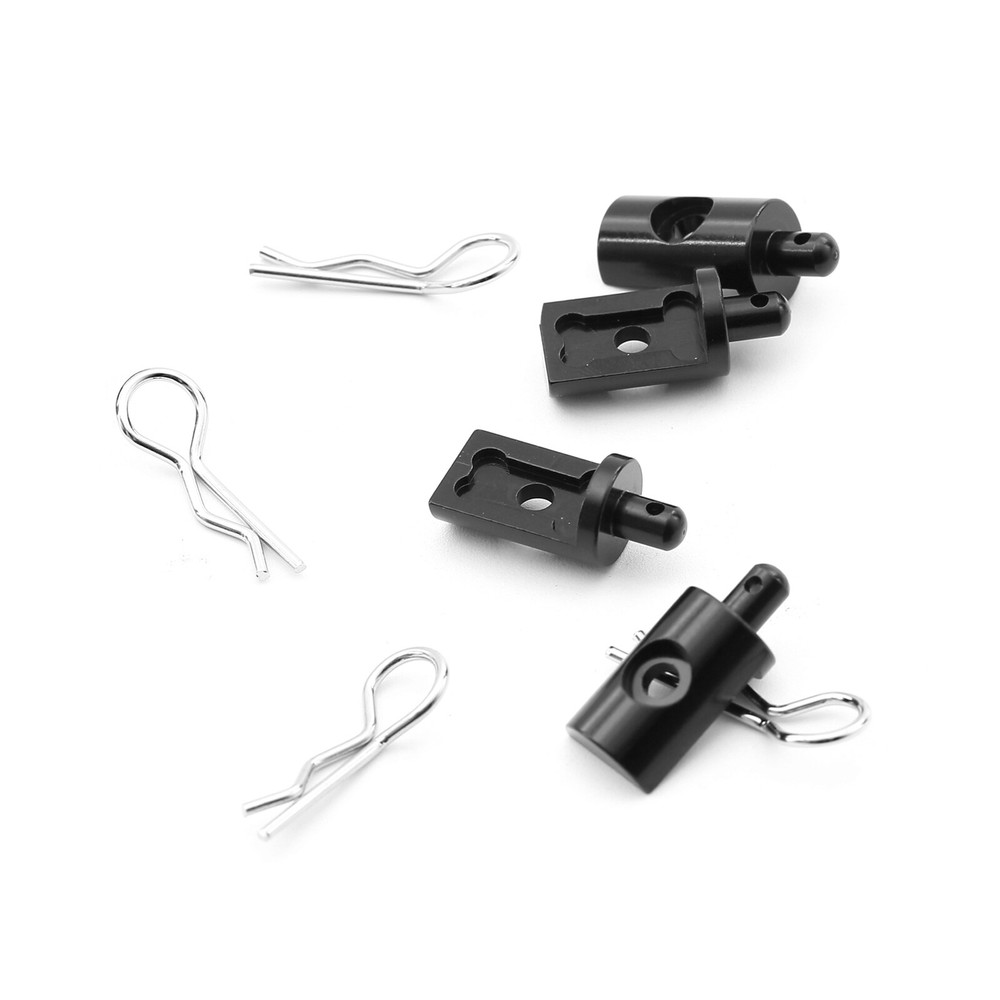 4Pcs RC Car Body Mounts Upgraded Parts For Tamiya CW-01 Lunch Box 58347 1/12