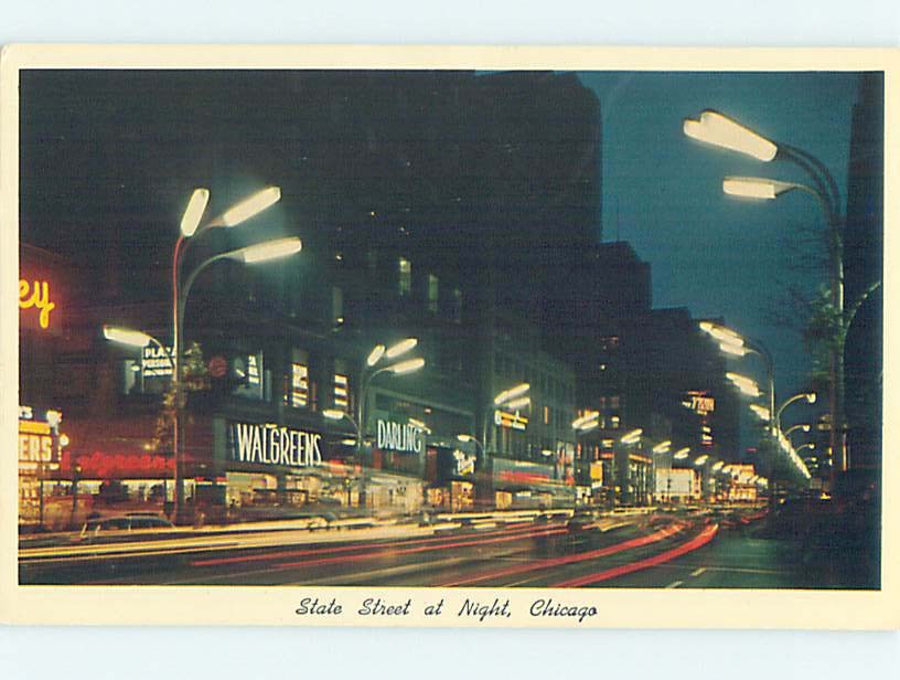 Pre-1980 STREET SCENE Chicago Illinois IL W1175