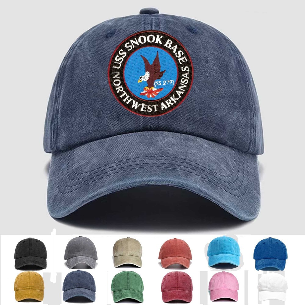 Custom Personalization Embroidered Hat Snook Sub Base, Veteran Cap, Trucker Hat