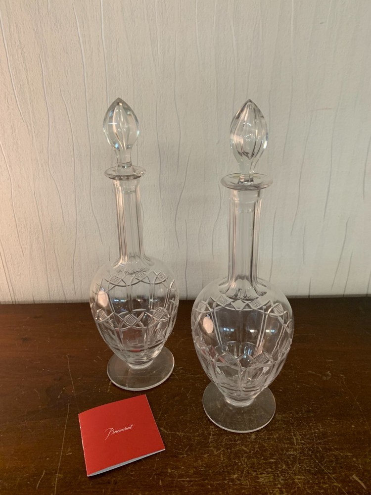 2 Carafes Crossbrace IN Crystal Baccarat (Price per Unit) modèle1