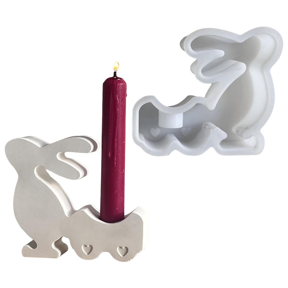 Easter Bunny 3D Silicone Resin Casting Mold Rabbit Easter Mould Tool ExpoxyCraft
