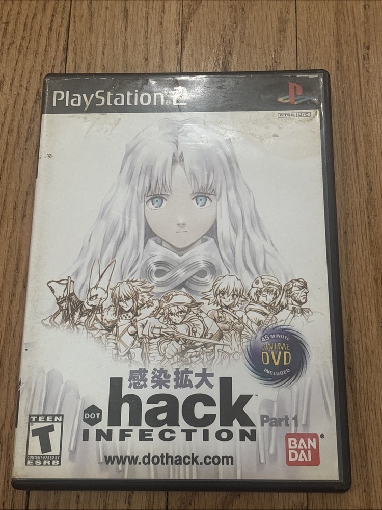 Dot .Hack Infection Part 1 (Playstation 2 PS2) NO GAME DISC! DVD And Manual Only