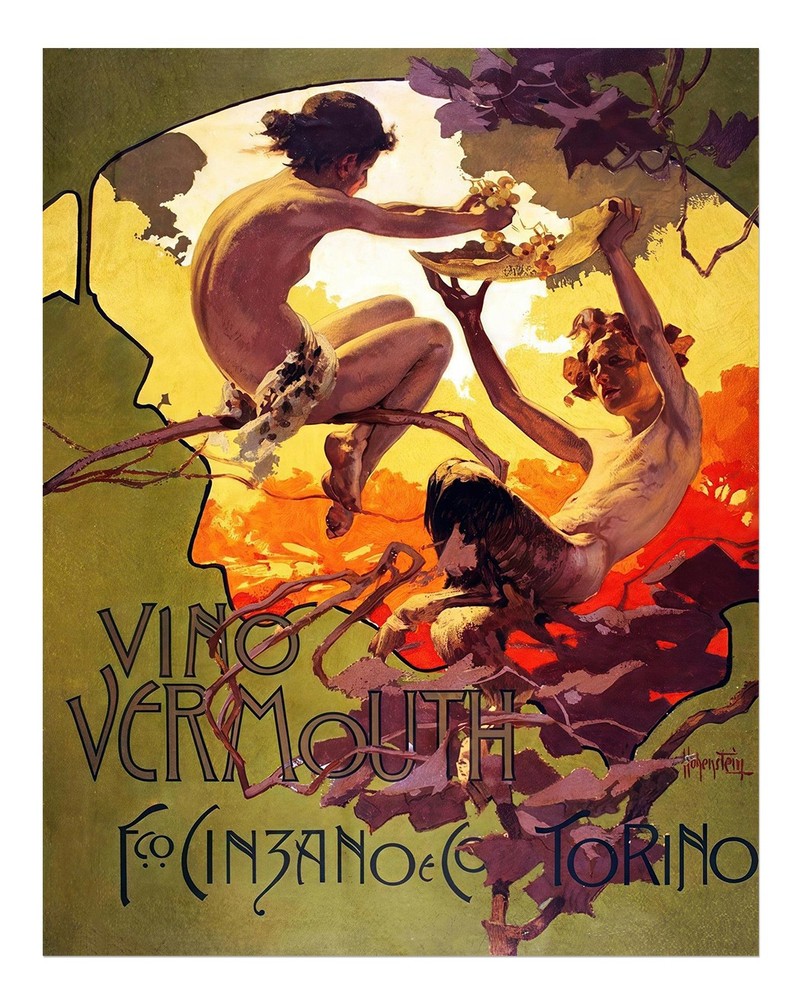 Vintage Art Nouveau Wall Art Poster - Elegant Home Decor Modern Art