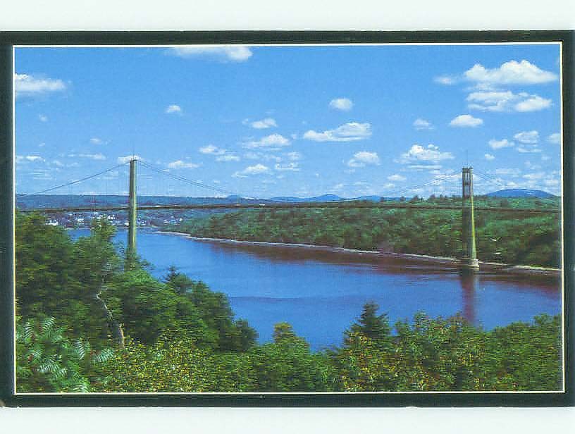 Unused Pre-1980 BRIDGE SCENE Bucksport Maine ME : make an offer HQ8626@