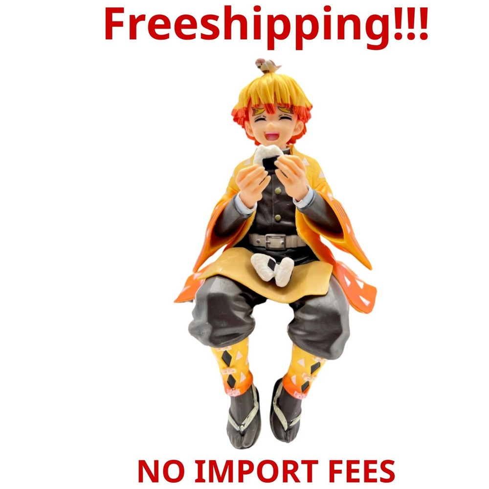 Demon Slayer Zenitsu Agatsuma Figure Noodle Stopper Collectible Premium Figure