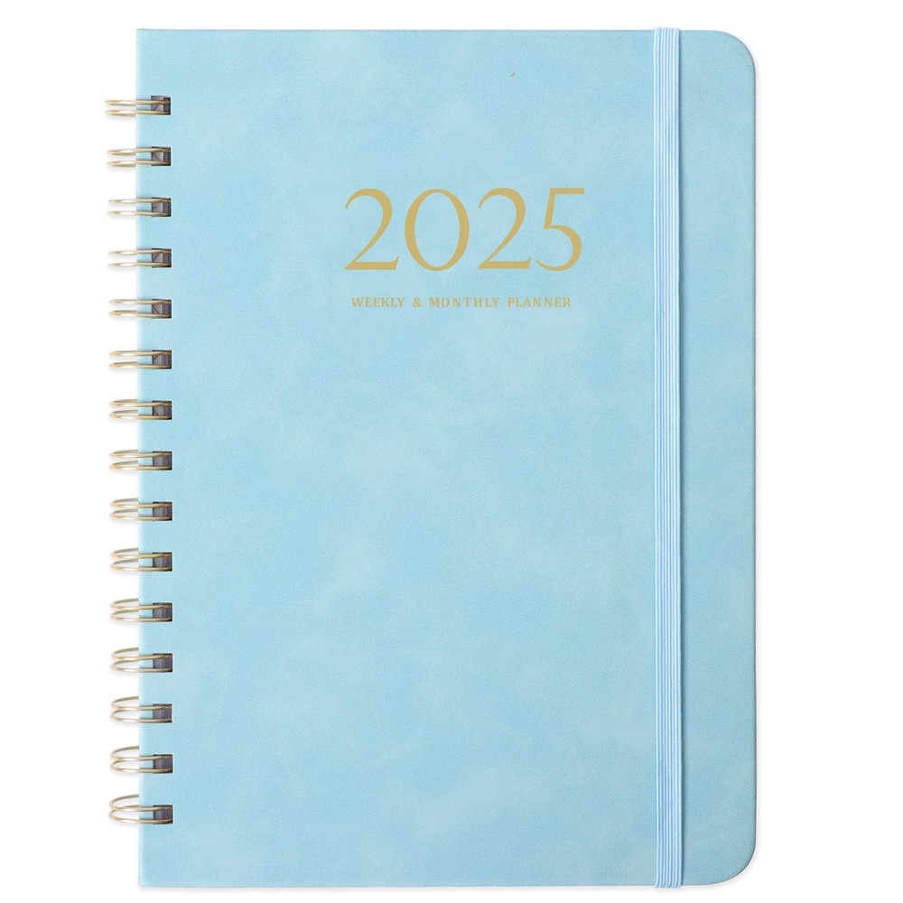2025 Weekly & Monthly Planner, 6.4x8.5, Jan-Dec, Compact Organizer