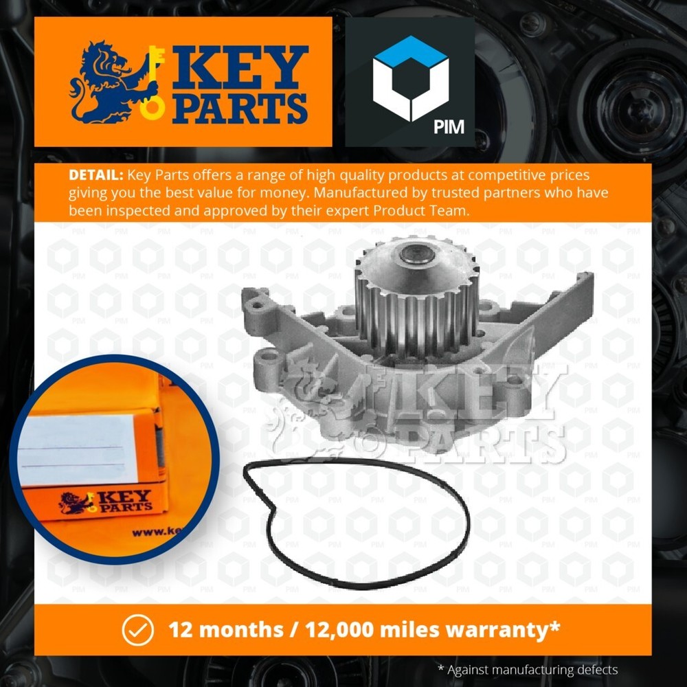 Water Pump fits PEUGEOT 607 2.0 01 to 04 Coolant KeyParts 1201J1 1201E1 1201E7