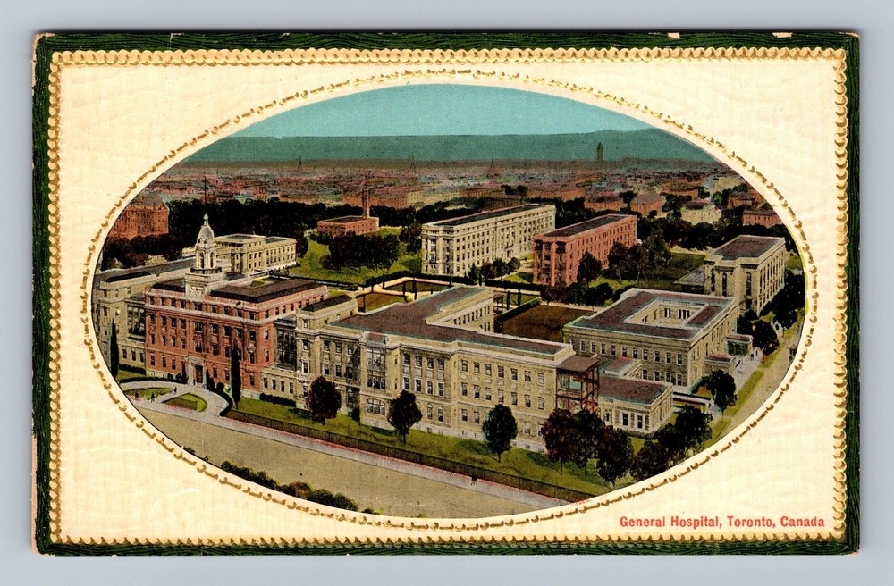 Canada Ontario Toronto General Hospital Vintage Postcard Standard Postal Post PC