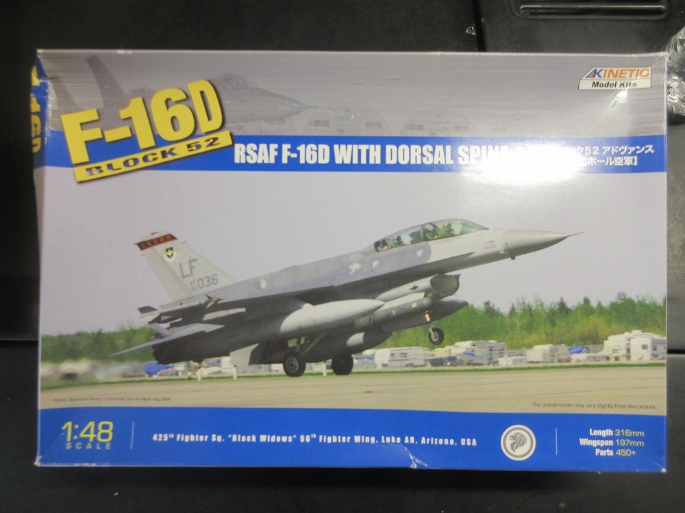 KINETIC 1/48 F-16D BLOCK 52 RSAF w/DORSAL SPINE  #K48007