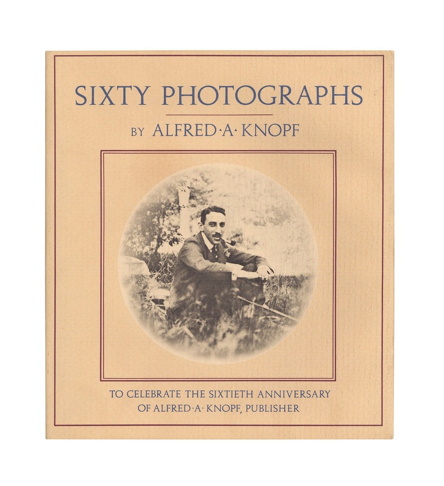 Alfred E. Knopf – Sixty Photographs. (Presentation copy) – Signed – 1975