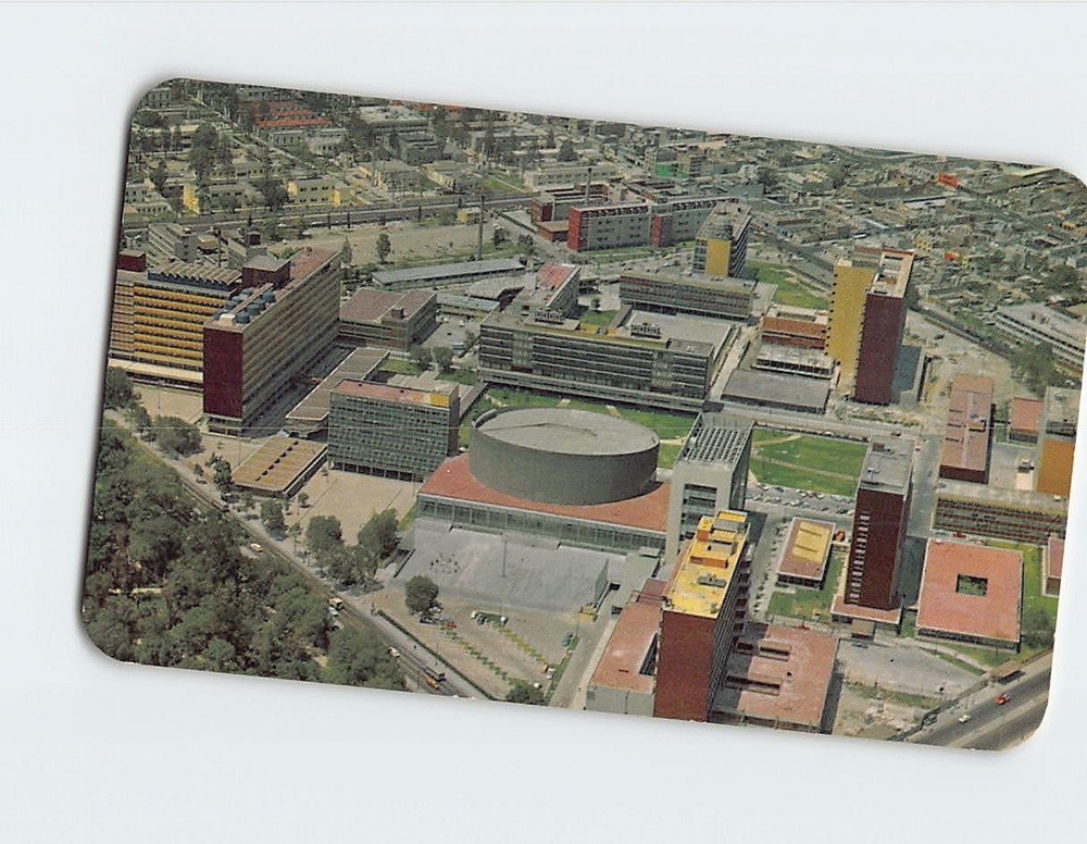 Postcard Air View of the Medical Center Mexico City Mexico
