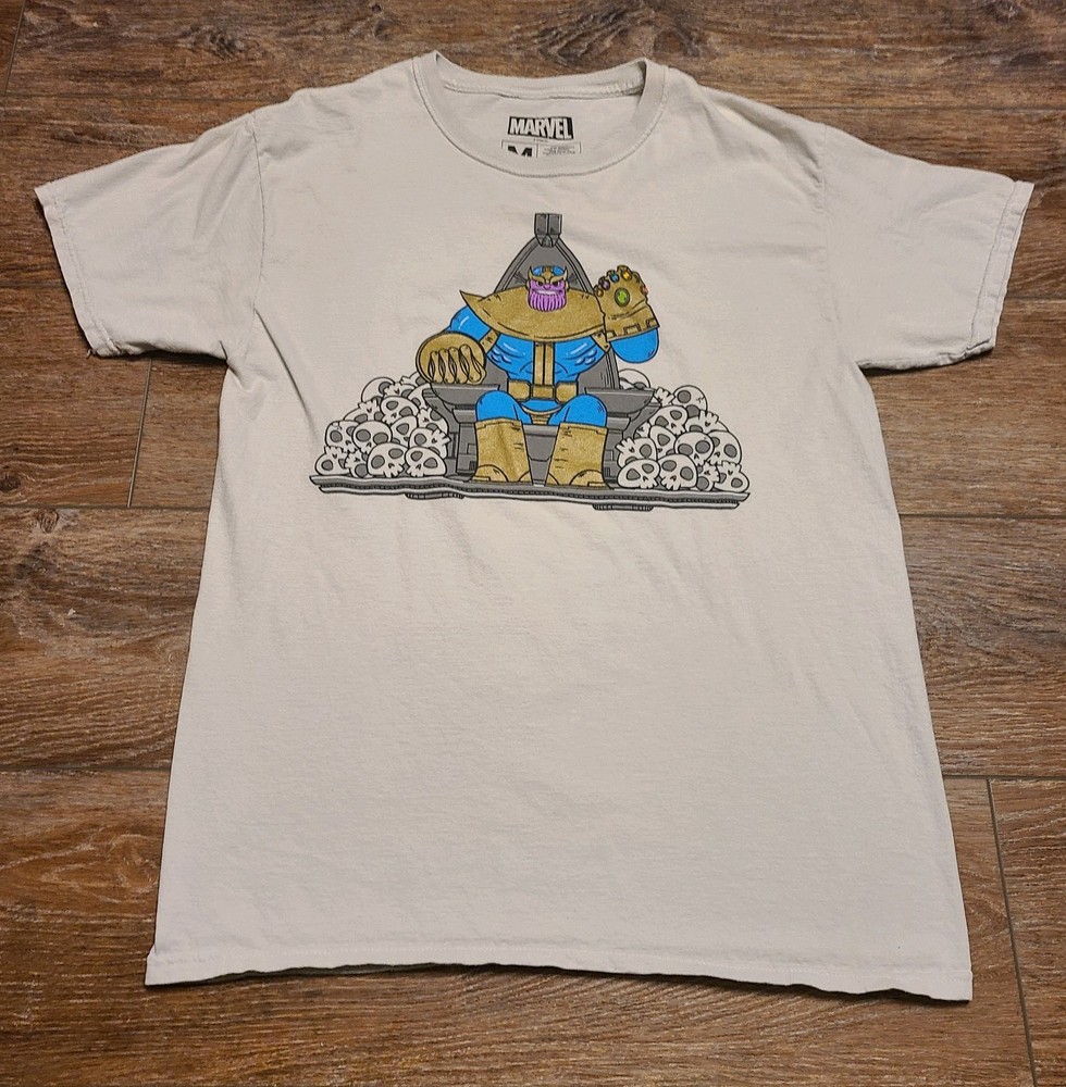 MARVEL Avengers THANOS Lootwear Loot Crate Graphic Tee T-Shirt Men’s Size Medium