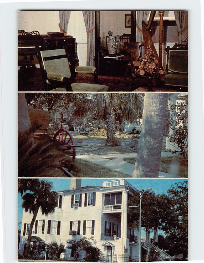 Postcard The Bank Of Beaufort House Museum Beaufort South Carolina USA
