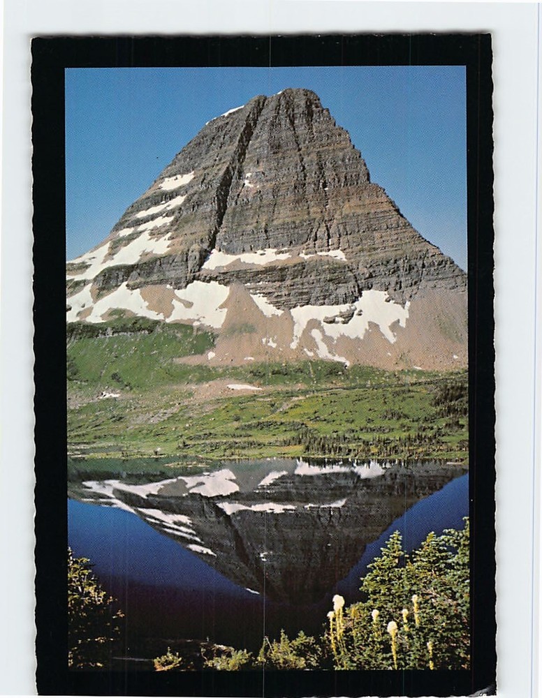 Postcard Bearhat Mountain Glacier National Park Montana USA
