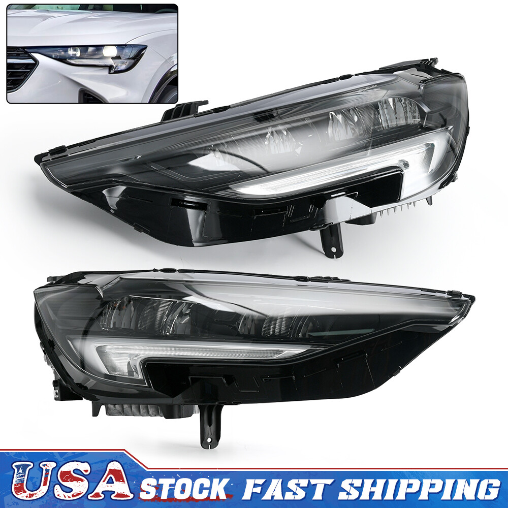 Left Right Driver Side Headlamps For 2021 2022 2023 Buick Envision LED Headlight