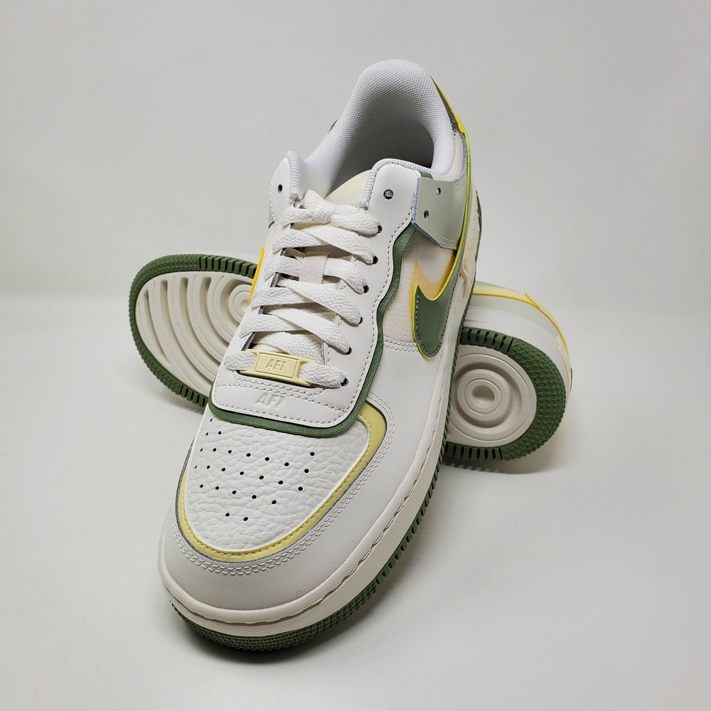 Nike Air Force 1 Shadow Pale Ivory Oil Green FN6335-101 Women's Size 9