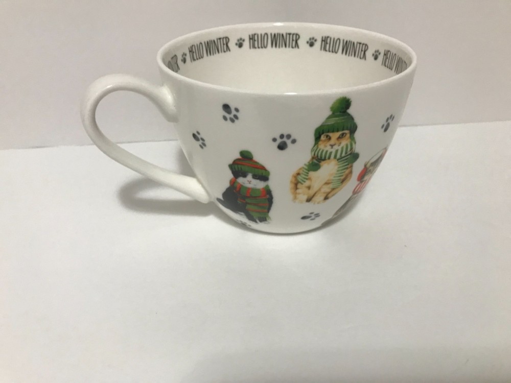 Portobello by Design Hello Winter Cats 20 oz Cup