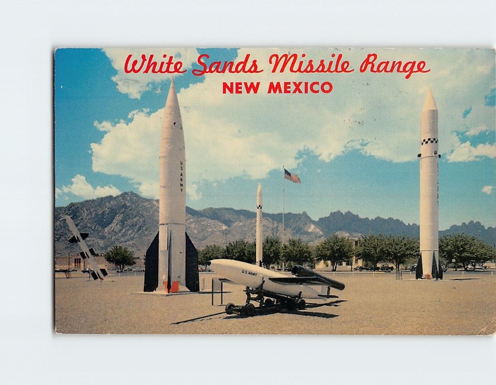 Postcard White Sands Missile Range New Mexico USA