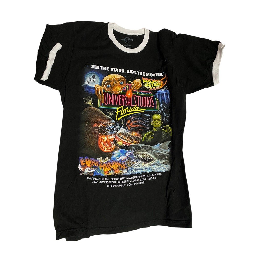 Universal Studios Florida T-Shirt Adult Medium Classic Attractions Vintage