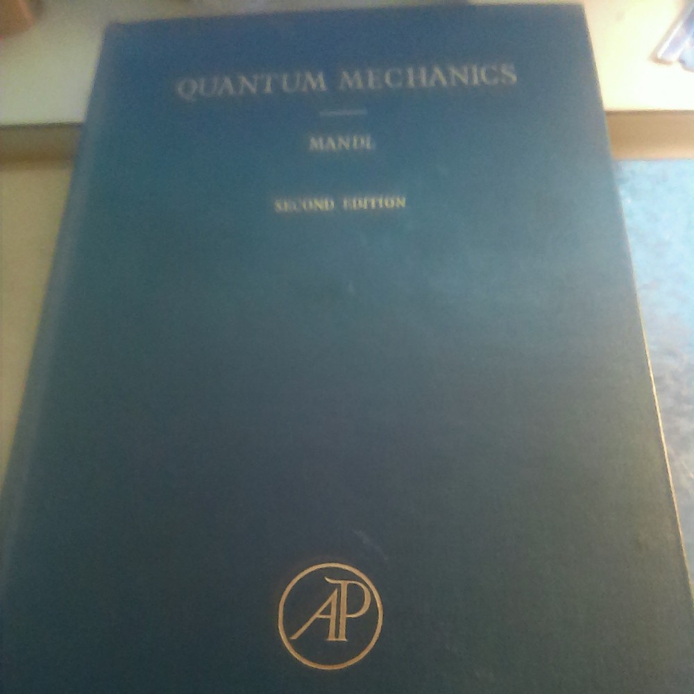 QUANTUM MECHANICS:F Mandl PhD Oxford PRISTINE 267 PGS Orig 1957 HB See My Photos