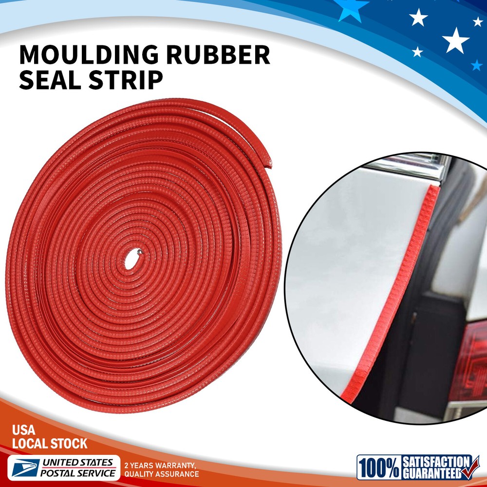Flexible Rubber Seal Trim Strip Car Door Trunk Boat Edging Scratch Resistant 6M