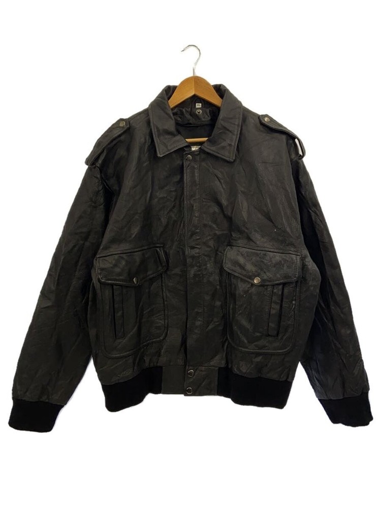 Coherence/Leather Jacket Blouson/Xl/Leather/Blk// 3503