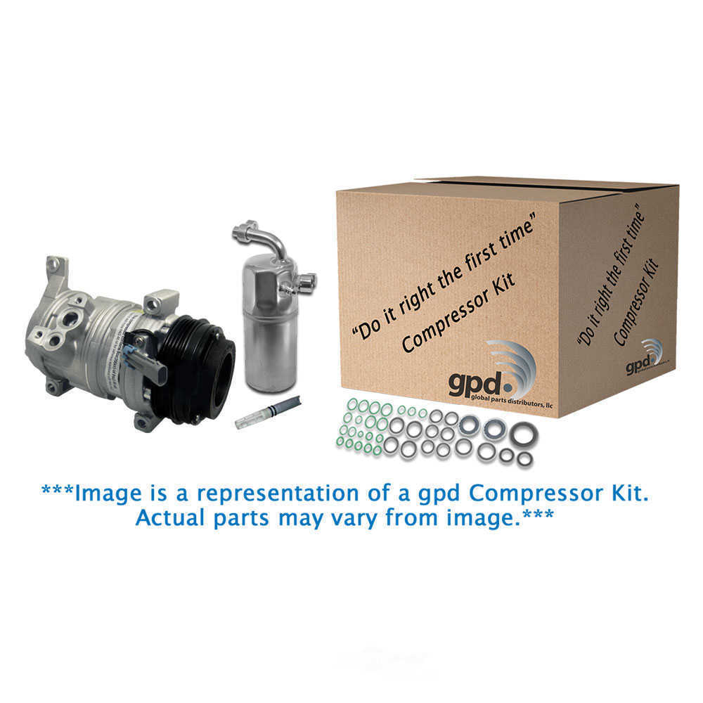 A/C Compressor Kit Global 9646478 fits 2009 Audi A4 Quattro 3.2L-V6