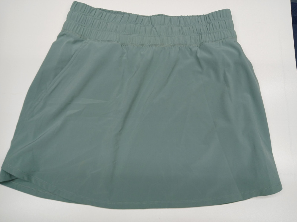 Free Fly Pull On Breeze Skirt Sz medium Womens Green Elastic Waist light weight
